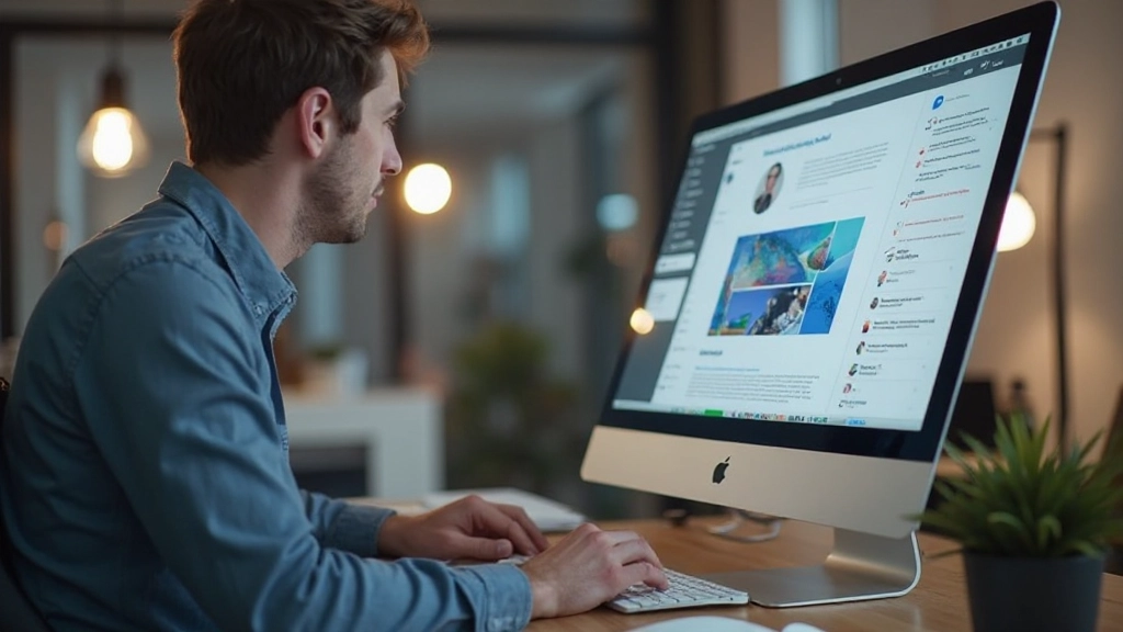 Profesionálny webový dizajnér pracuje na responzívnom rozložení v modernom pracovnom priestore s počítačom